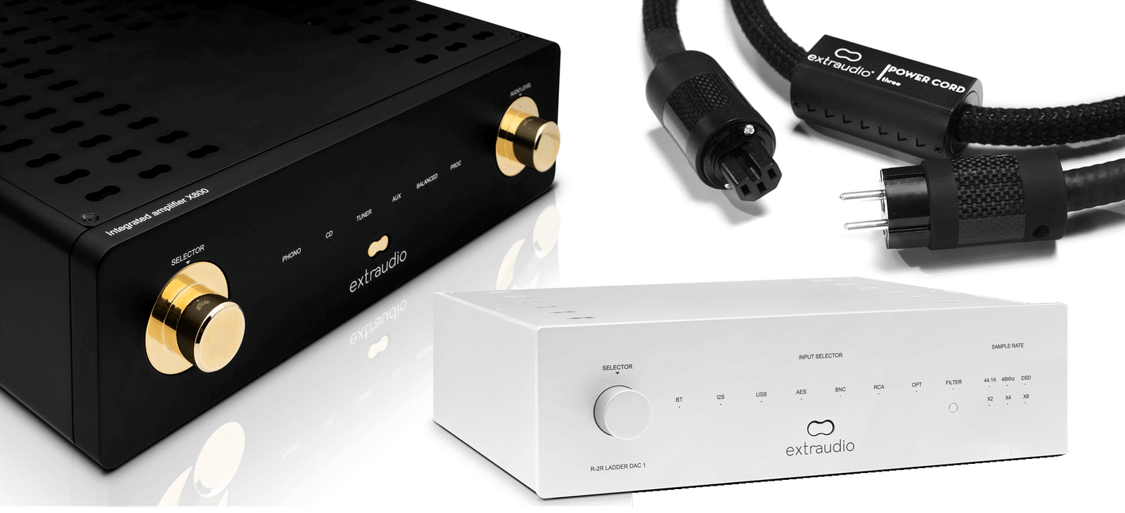 Product: Separation into three simple product lines, Discovery, Origin, and audio cables - Extraudio