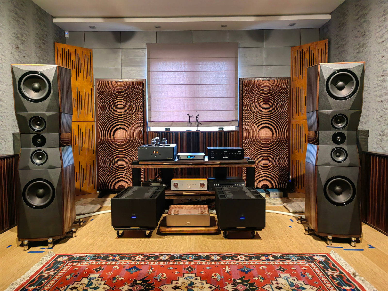 Extraudio electronics in a dedicated high-end listening room